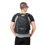 man wearing backpack