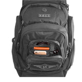 multi compartment nylon backpack