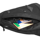 Backpack with side pocket