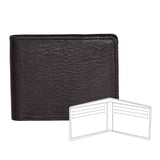 Black bison billfold wallet