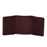 Leather wallet with credit card slots