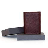 Bison Trifold Wallet with gift box