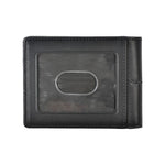 Leather wallet with ID pocket